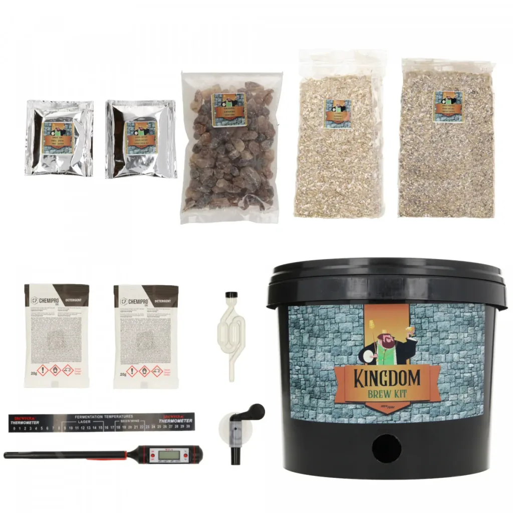 Kingdom Brew Kit, Beer brewing set - Dunkel, Complete malt mix for 5L beer
