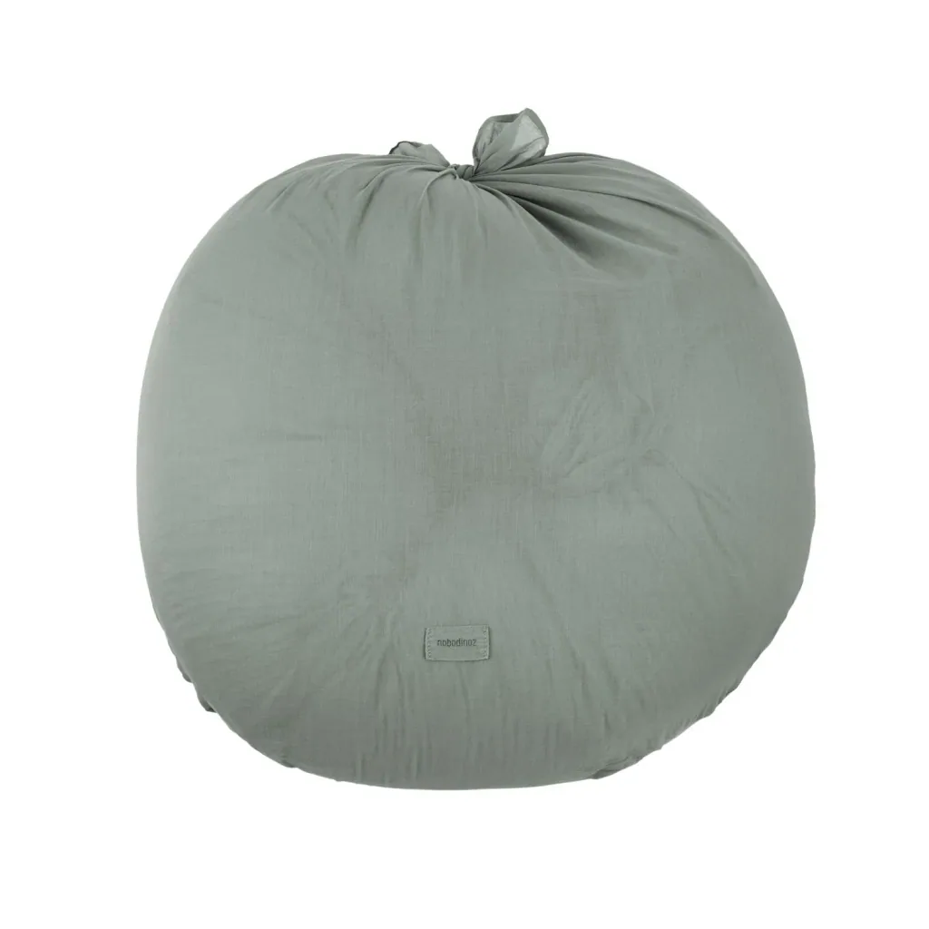 Nobodinoz WABI SABI Nursing Pillow, Pregnancy Pillow, 225 x 35 cm, Azure Blue