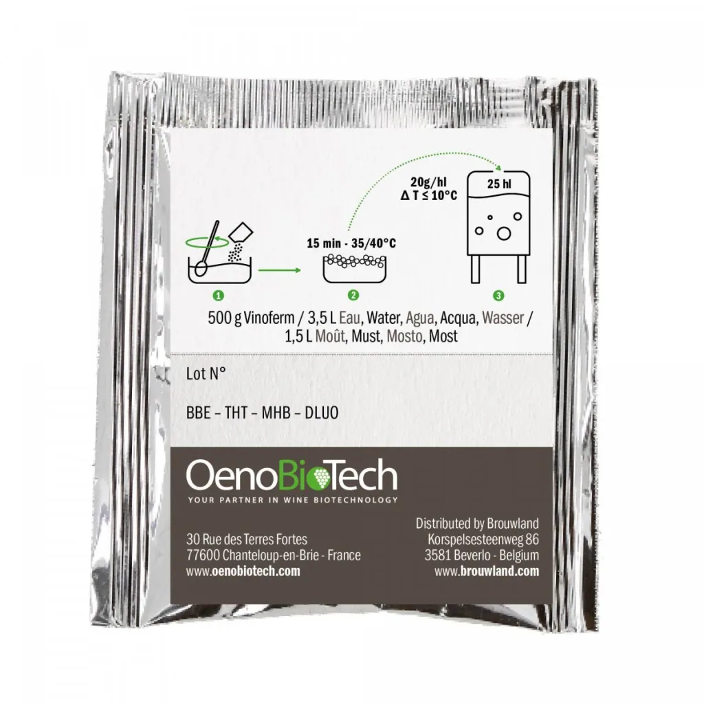 Wine yeast, dried Vinoferm Sauvignon, 7g
