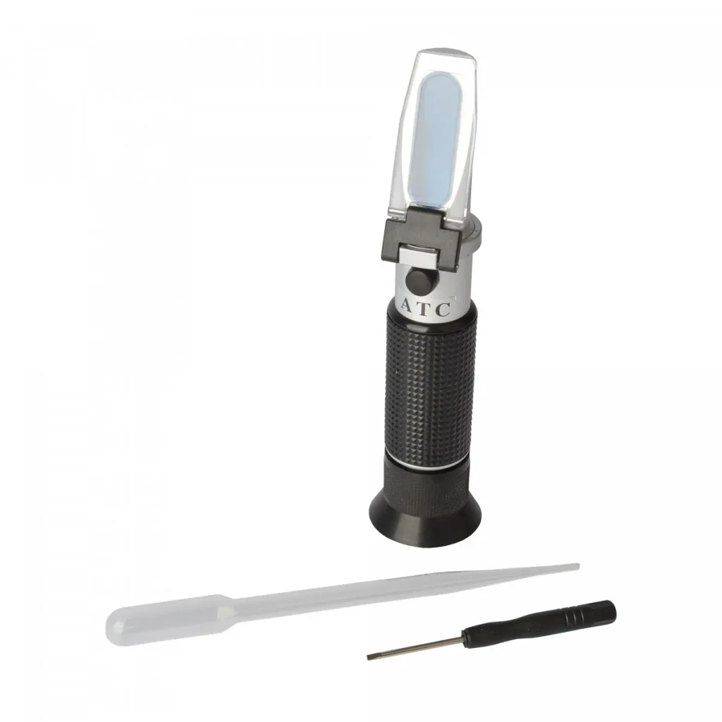 Refractometer 0-32%, Brix + 1.000-1.130 specific gravity with ATC