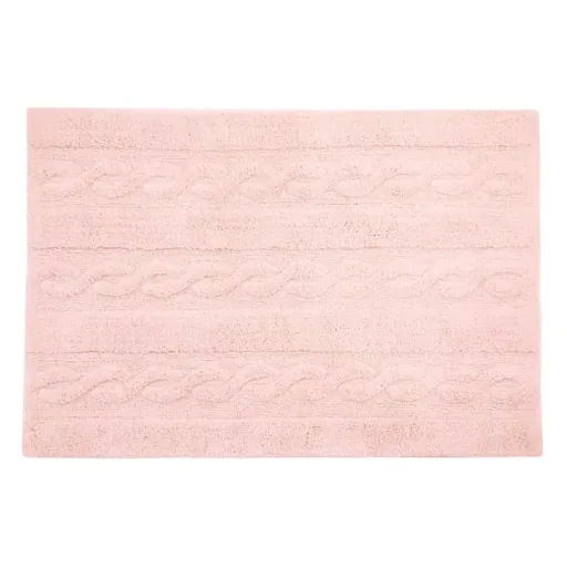 Lorena Canals carpet braided pink, Size: 120 x 160 cm