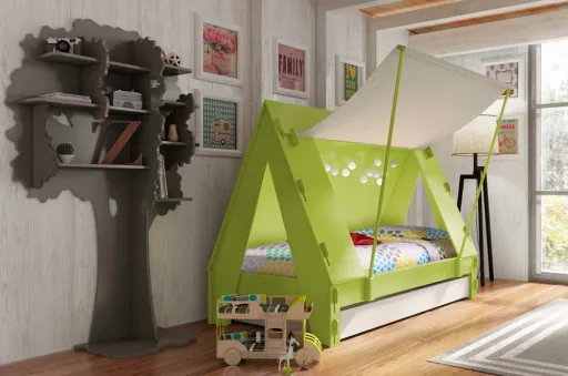 Mathy by Bols tent bed, Drawer: Yes