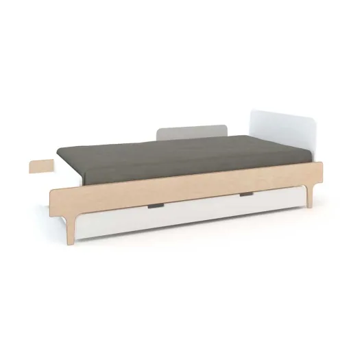 Oeuf river bed drawer white