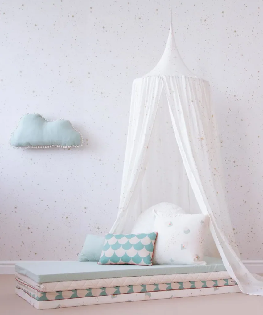 Nobodinoz Canopy "Amour" Golden Star Nature