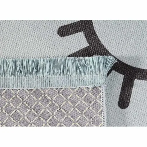 Livone children's carpet washable sleeping eyes mint, Carpet size: 100 x 160 cm