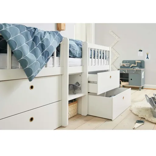 Flexa drawer bed "Freja" white