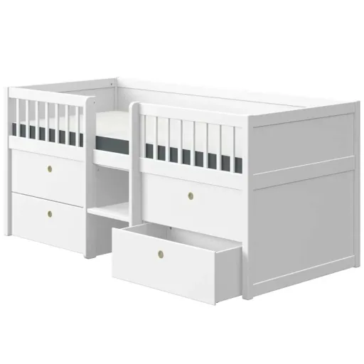 Flexa drawer bed "Freja" white