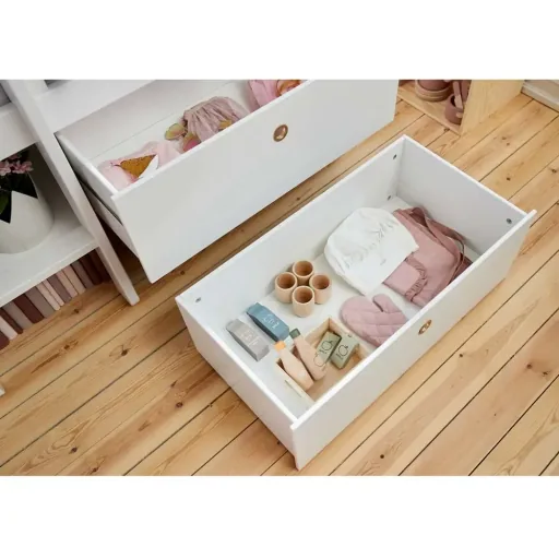 Flexa drawer bed "Freja" white