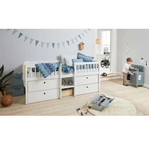 Flexa drawer bed "Freja" white