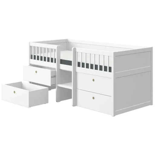 Flexa drawer bed "Freja" white