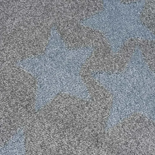 Livone carpet star band blue gray, Carpet size: 120 x 180 cm