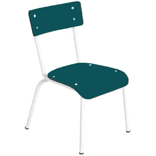 Gambettes children's chair Colette blue green