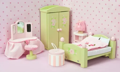 Le Toy van Dolls House Accessories Bedroom Daisy Lane