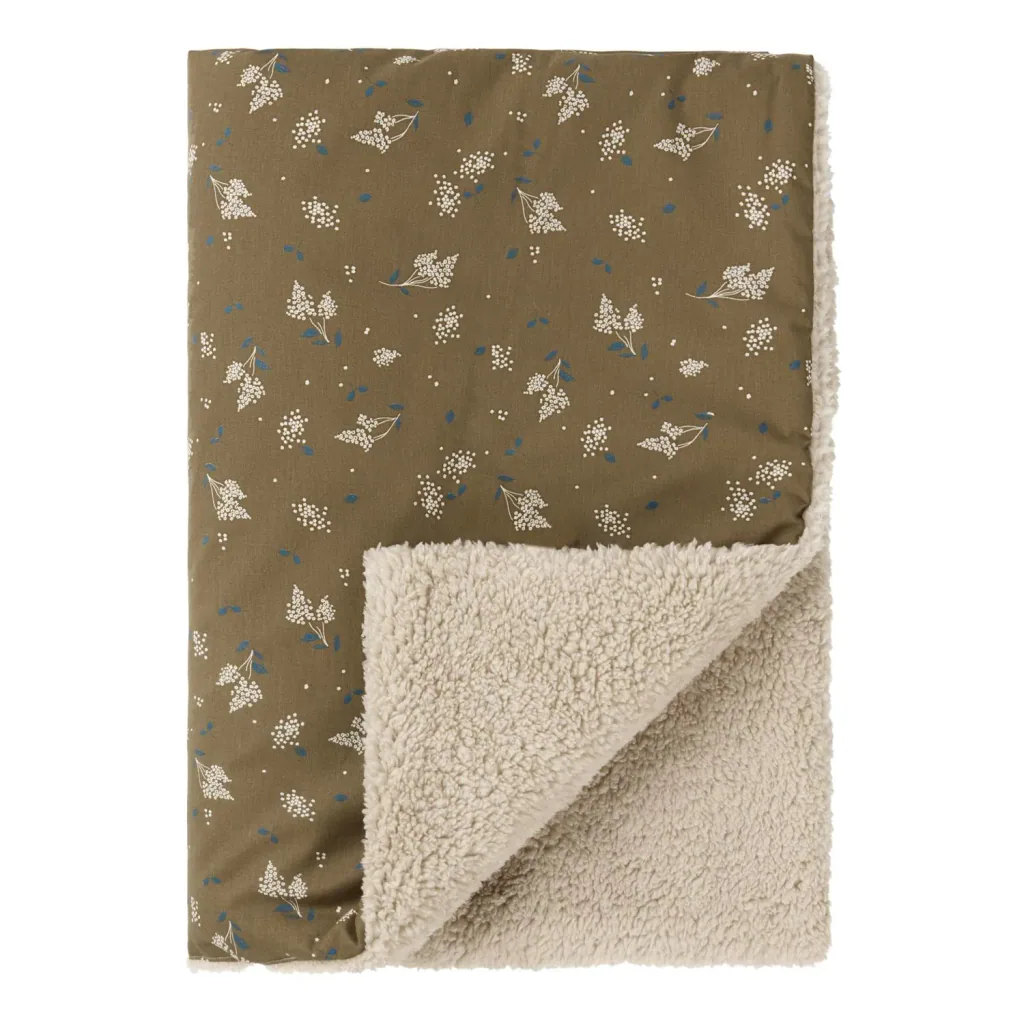 Nobodinoz STORIES Newborn Baby Blanket, 70 x 100 cm, Color: Braunflieder