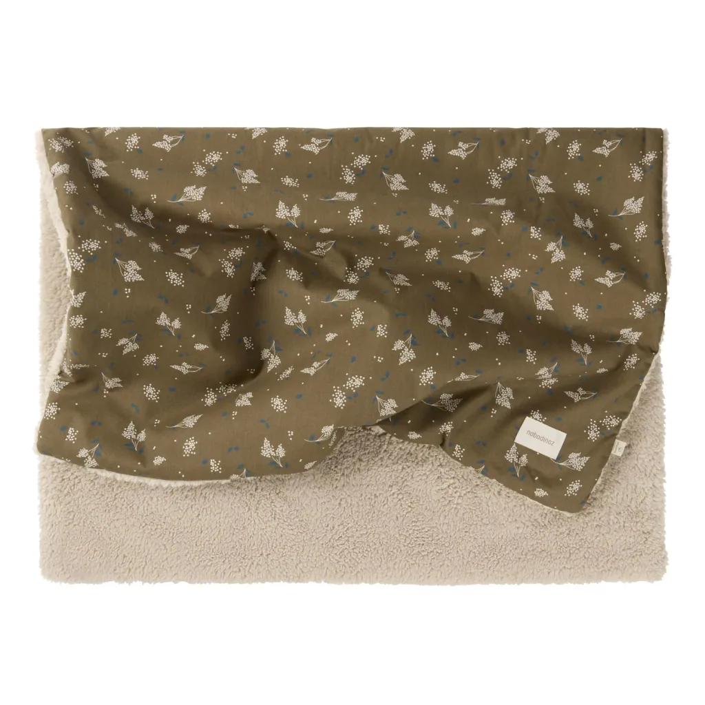 Nobodinoz STORIES Newborn Baby Blanket, 70 x 100 cm, Color: Braunflieder