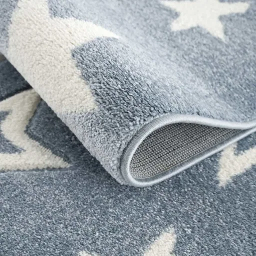 Livone children's carpet Galaxy stars blue, Carpet size: 120 x 180 cm