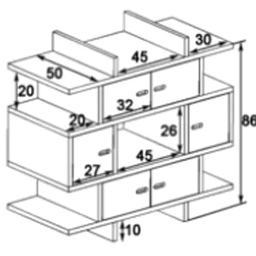 Mathy by Bols Madaket Chest of drawers / Regal / Sideboard