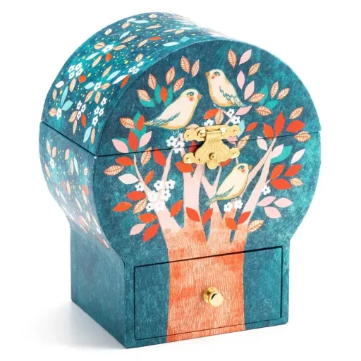 Djeco jewelry box with music box Singvogel