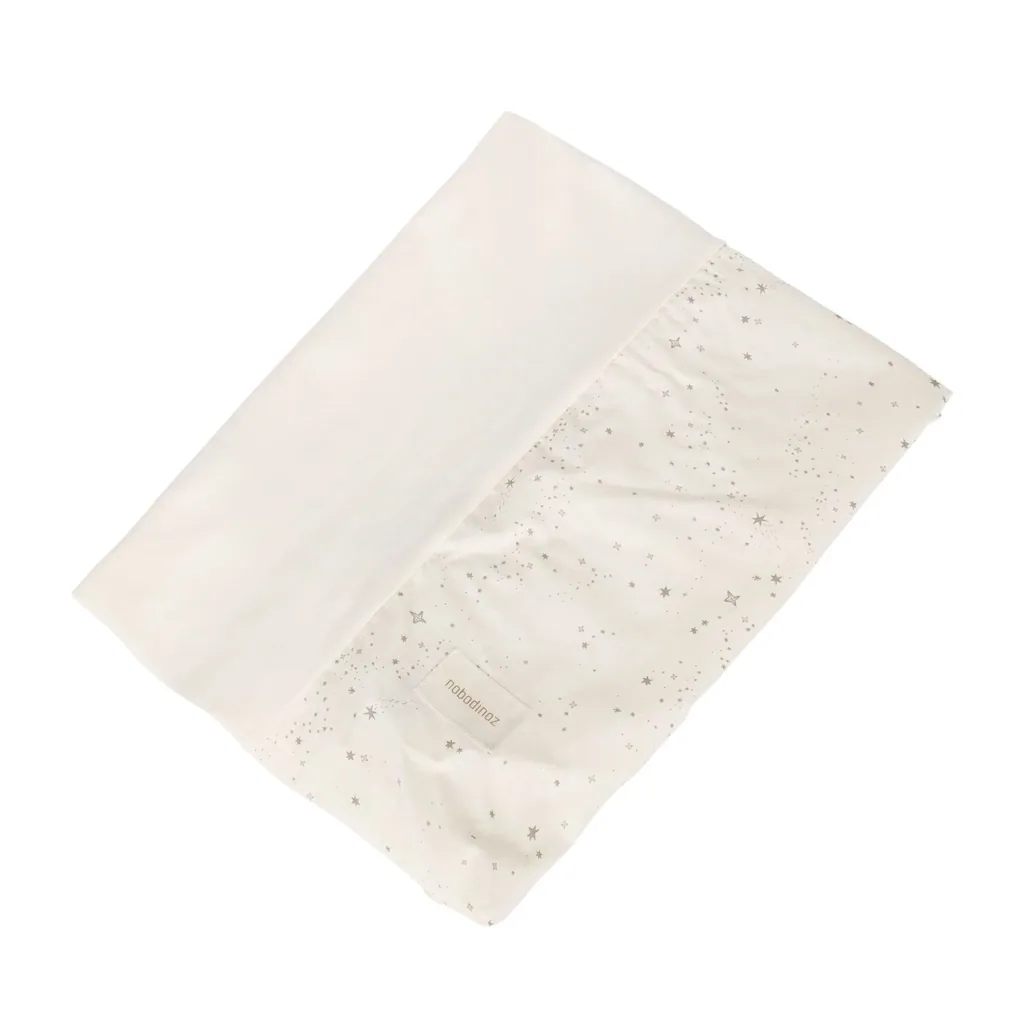 Nobodinoz STORIES cover for changing pad, 50 x 70 cm, color: Natural Milky Way