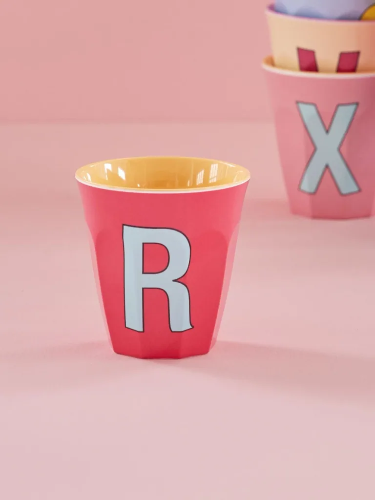 RICE Cup - R, 250 ml, Melamine, Color: Red Kiss