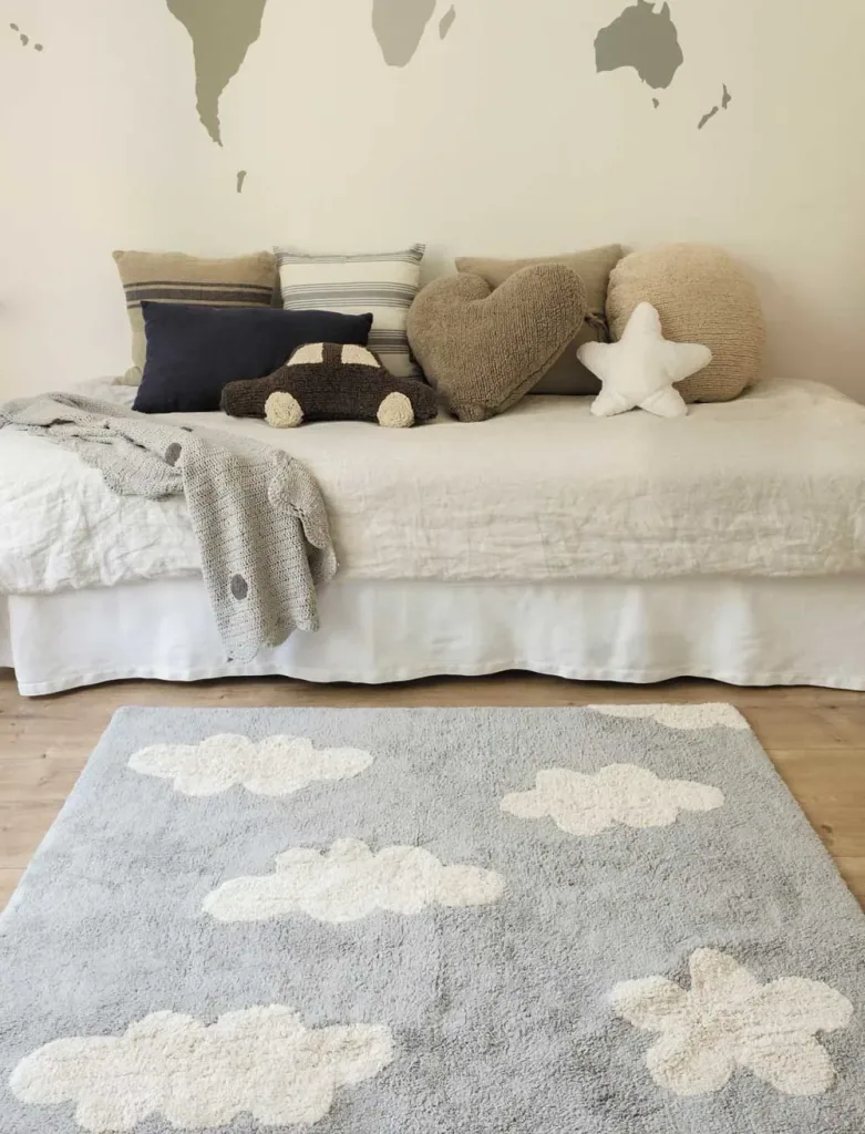 Lorena Canals carpet clouds gray