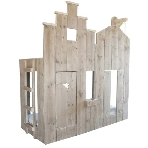 Dutchwood bunk bed houses Amsterdam, Exclusion door: star