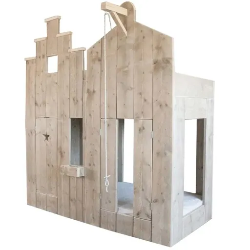 Dutchwood bunk bed houses Amsterdam, Exclusion door: star