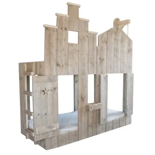 Dutchwood bunk bed houses Amsterdam, Exclusion door: star