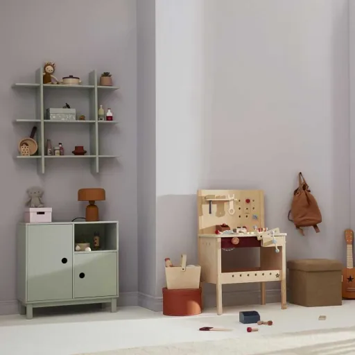 Kids concept children's cabinet green