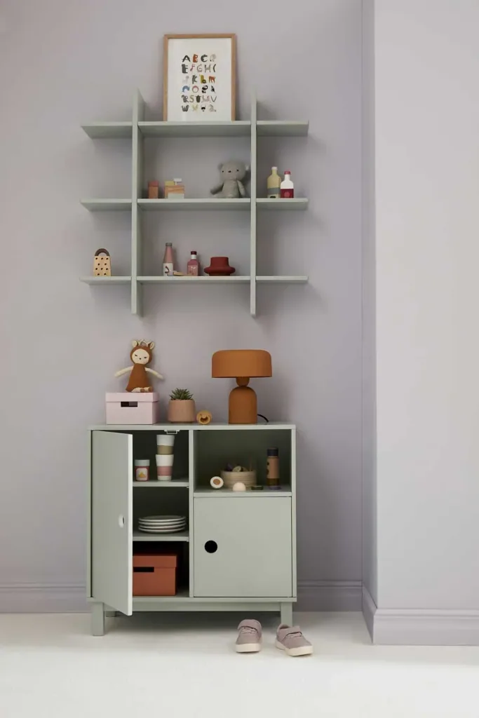 Kids concept children's cabinet green
