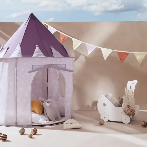 Kids Concept Canopy Tent around stars purple
