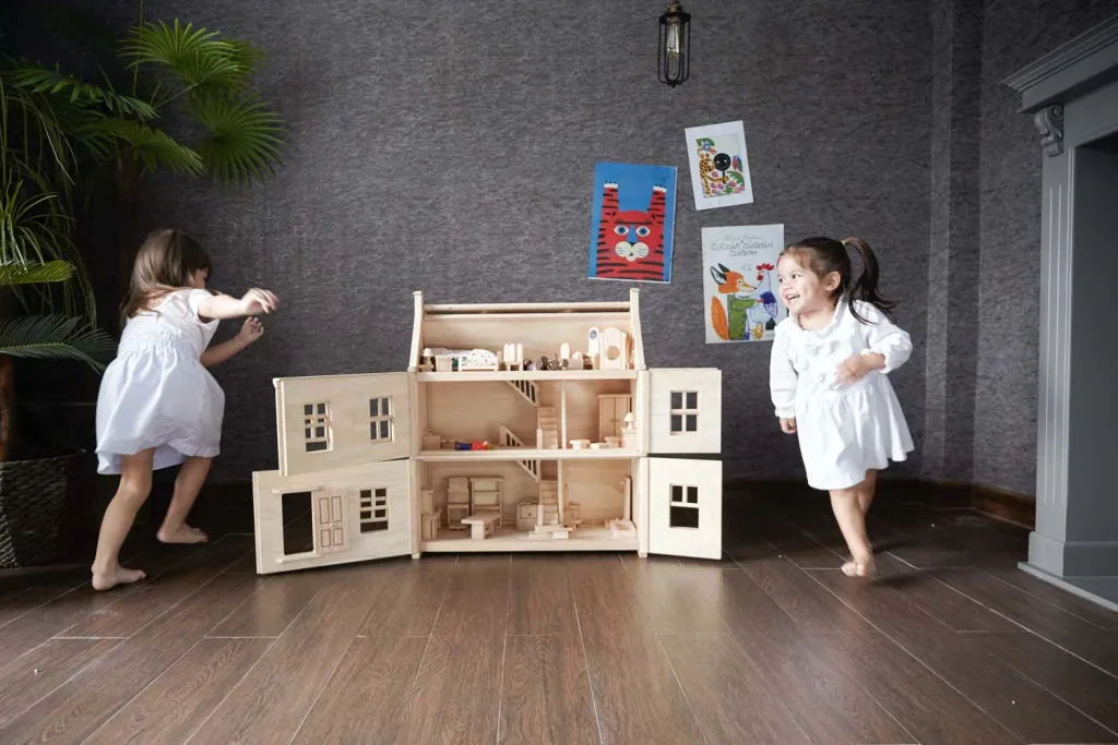 Plan Toys bathroom classic accessories for doll house