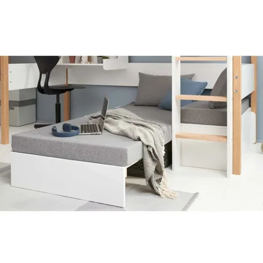 Flexa nor loft bed "Casa" white / oak