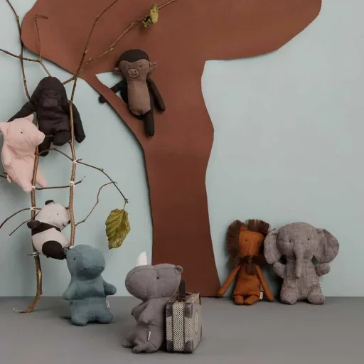 Maileg soft toy monkey brown mini