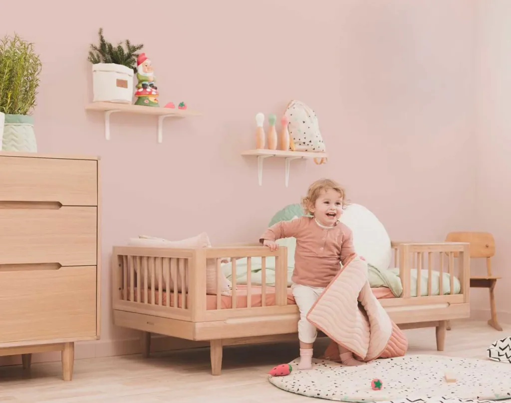 Nobodinoz Fall protection for junior bed "Pure" oak