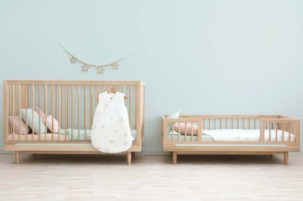 Nobodinoz Fall protection for junior bed "Pure" oak