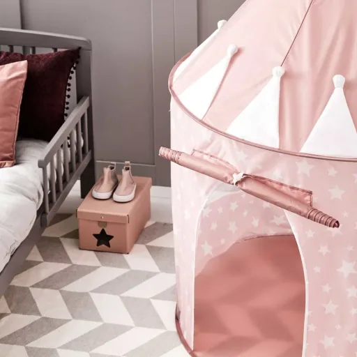 Kids Concept Canopy Tent around stars pink