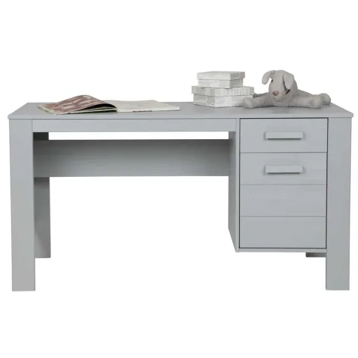 Wood children's desk Dennis concrete gray