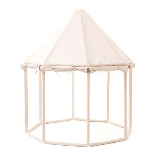 Kids concept children pavilion wood natural octagonal