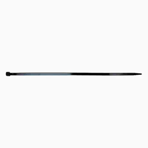 100 Black Cable Ties 370x4.8mm UV Resistant