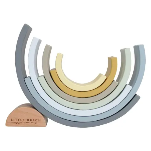 Little dutch wood rainbow blue