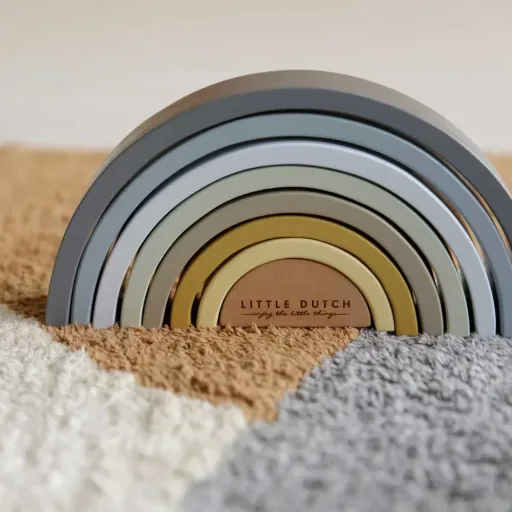 Little dutch wood rainbow blue