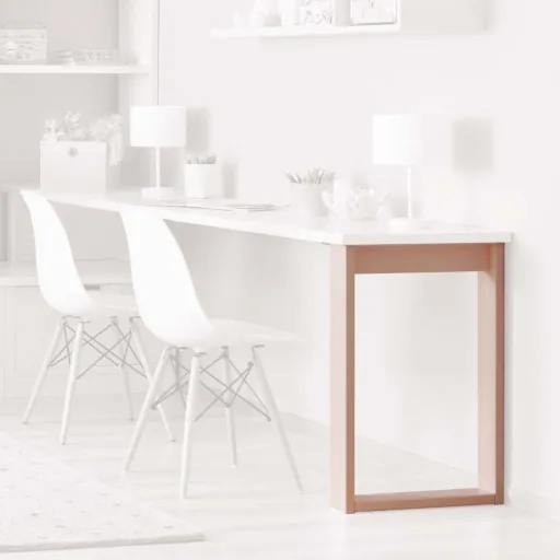 Muba Bespoke side part/frame for desk plate large