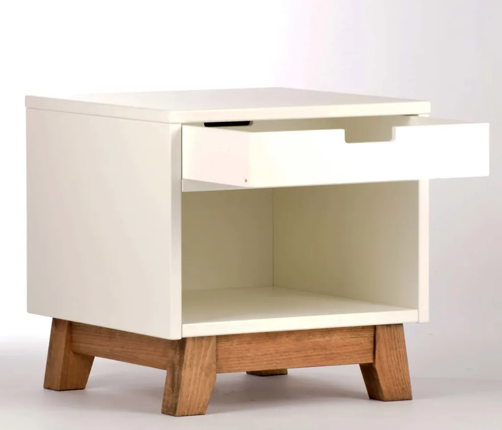 Quax drawer for desk & bedside table trendy white