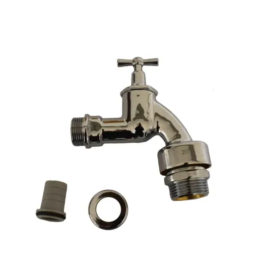 3/4 Inch Shut Off Valve, Washing Machine Valve, Chrome Shut Off Valve
