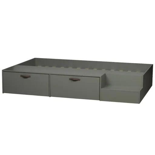 Vtwonen drawer bed gray green