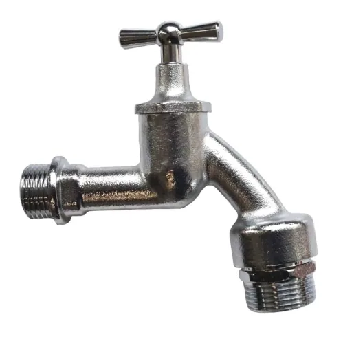 1/2 Inch Outlet Valve, Appliance Connection Valve, Lever Valve, Matte Chrome
