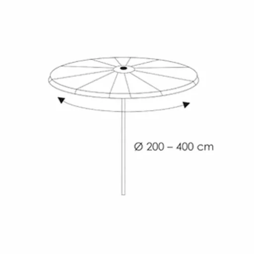 Deluxe Cantilever Umbrella Cover - Waterproof & Weatherproof 64x250cm