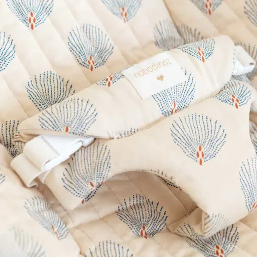 Nobodinoz baby rocker "Gatsby" blue cream