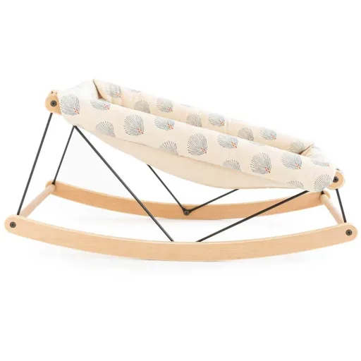Nobodinoz baby rocker "Gatsby" blue cream